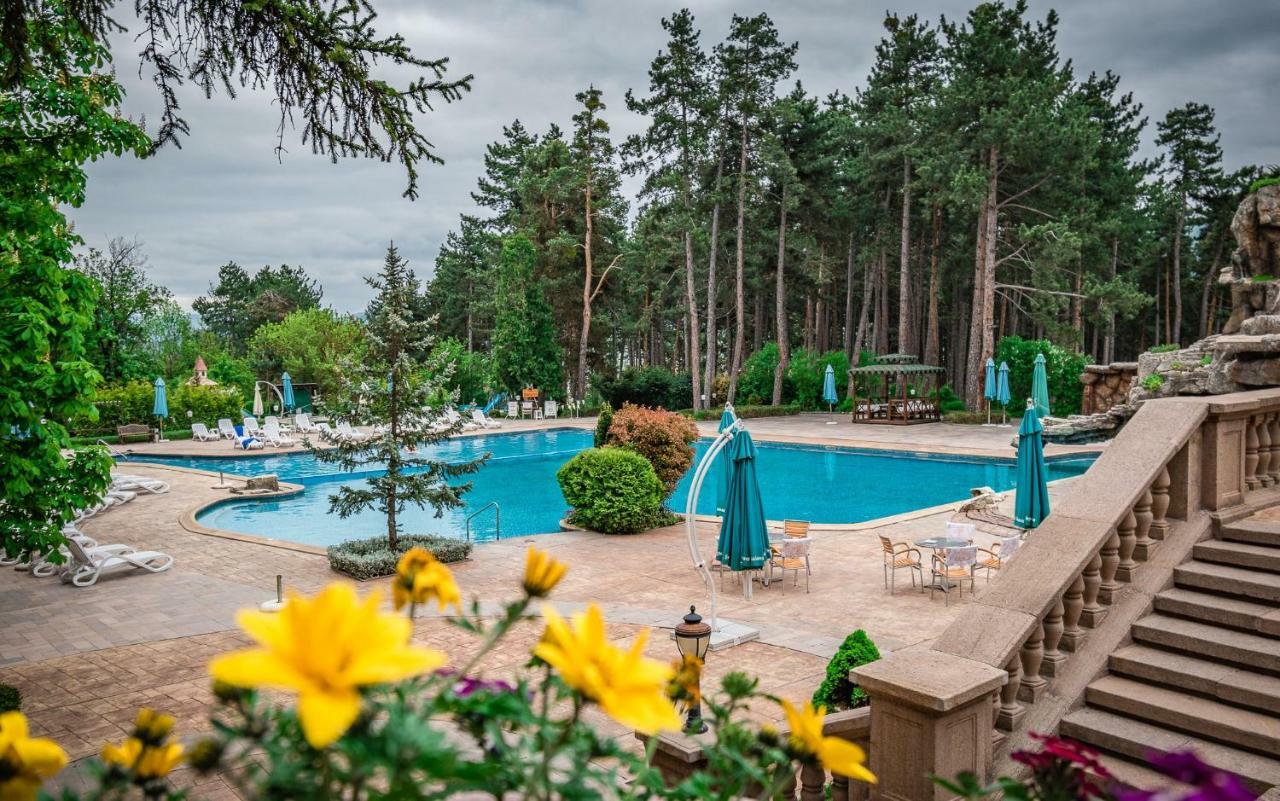 Spa Hotel Dvoretsa Velingrad Eksteriør billede The swimming pool at the hotel